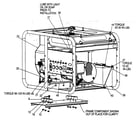 Porter Cable H1000-1 back cabinet diagram