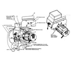 Porter Cable H1000-1 engine/motor diagram