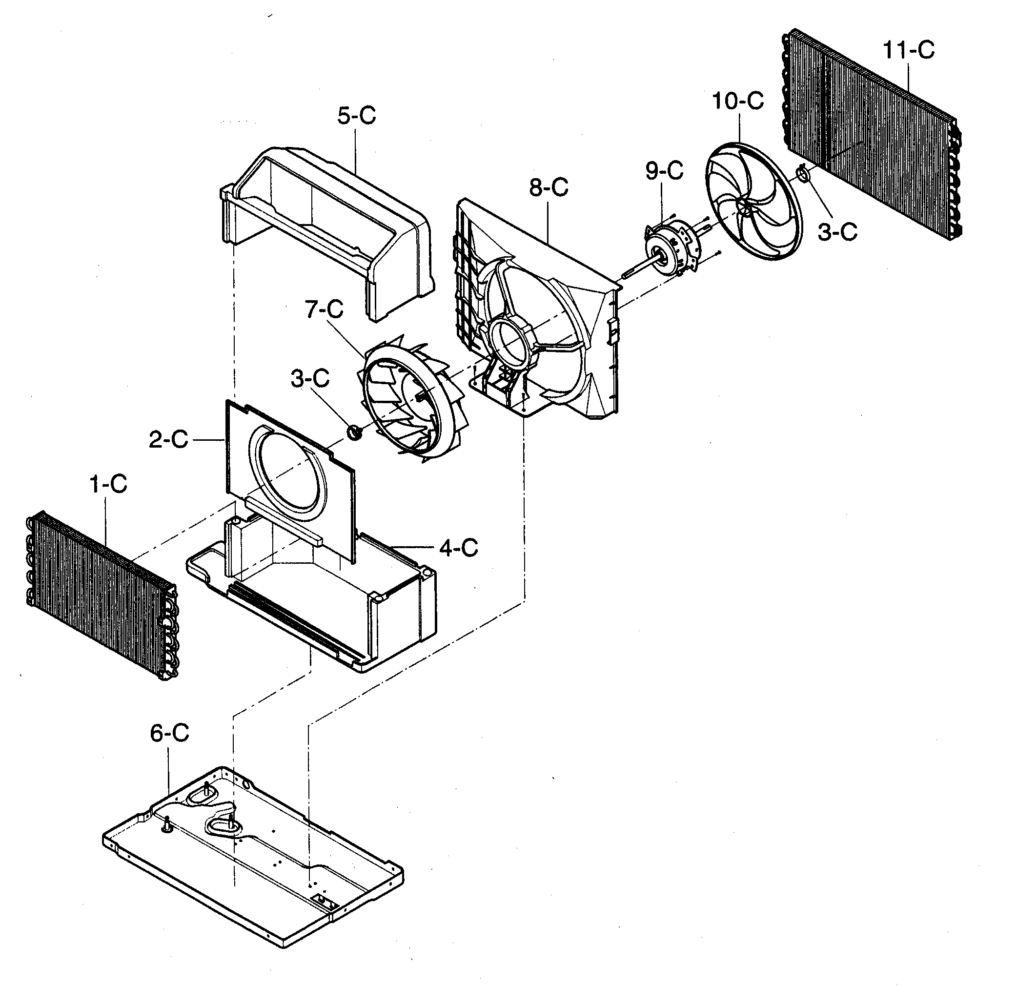 Air handling/cycle parts