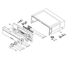 Harman Kardon AVR330 cabinet parts diagram