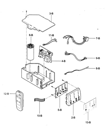 Control box assy