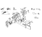 Sony DCR-HC40 cabinet parts 1 diagram