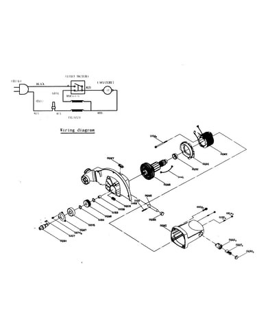 Motor assy/wiring diagram