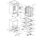 Kenmore Elite 56491499100 refrigerator diagram