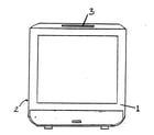 Magnavox 20PF7835 cabinet parts diagram