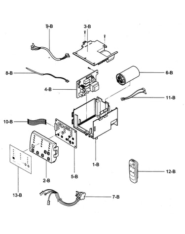 Control box assy
