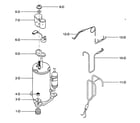 Kenmore 58074122400 compressor parts diagram