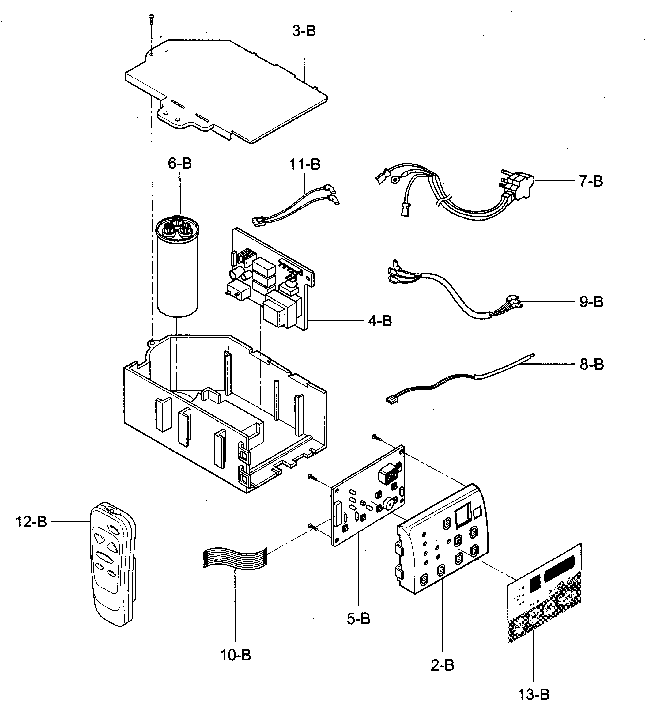 Control box assy