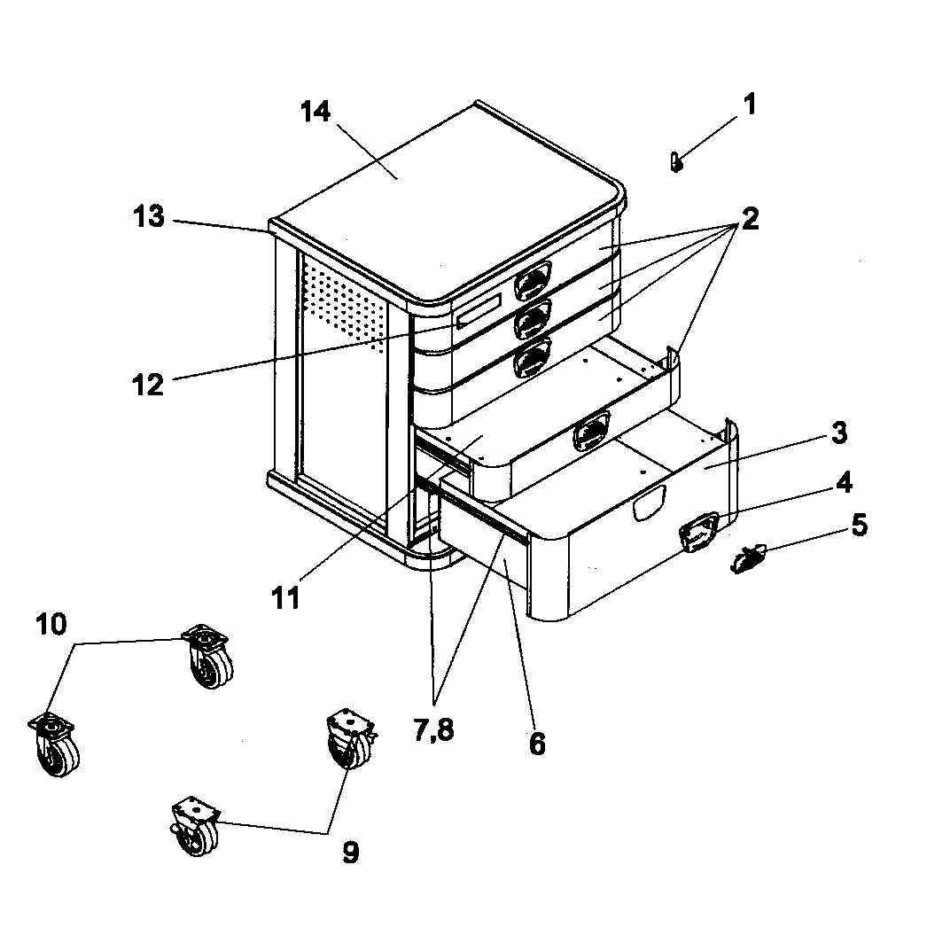 Cabinet parts