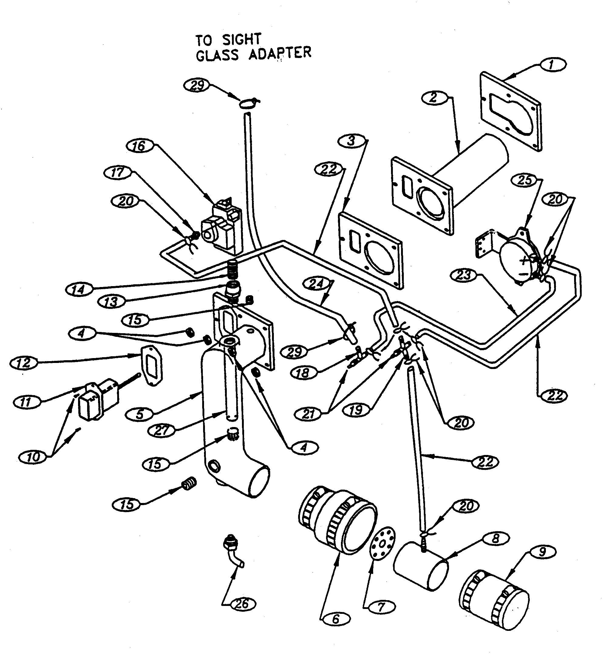 Mixer/air pressure switch assy