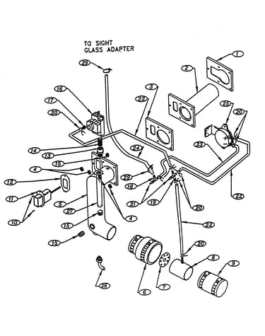 Mixer/air pressure switch assy