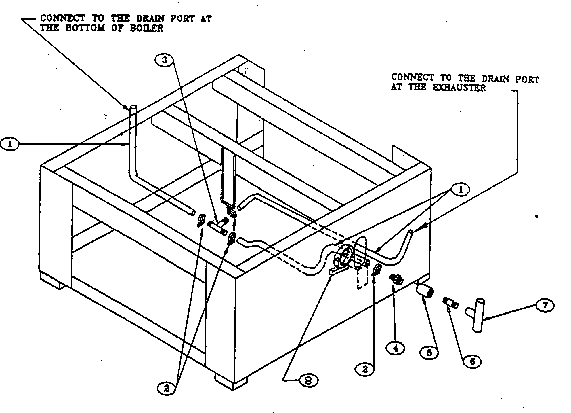 Condensate drain trap assy
