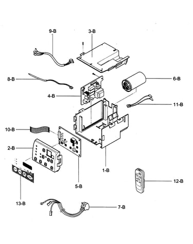 Control box assy