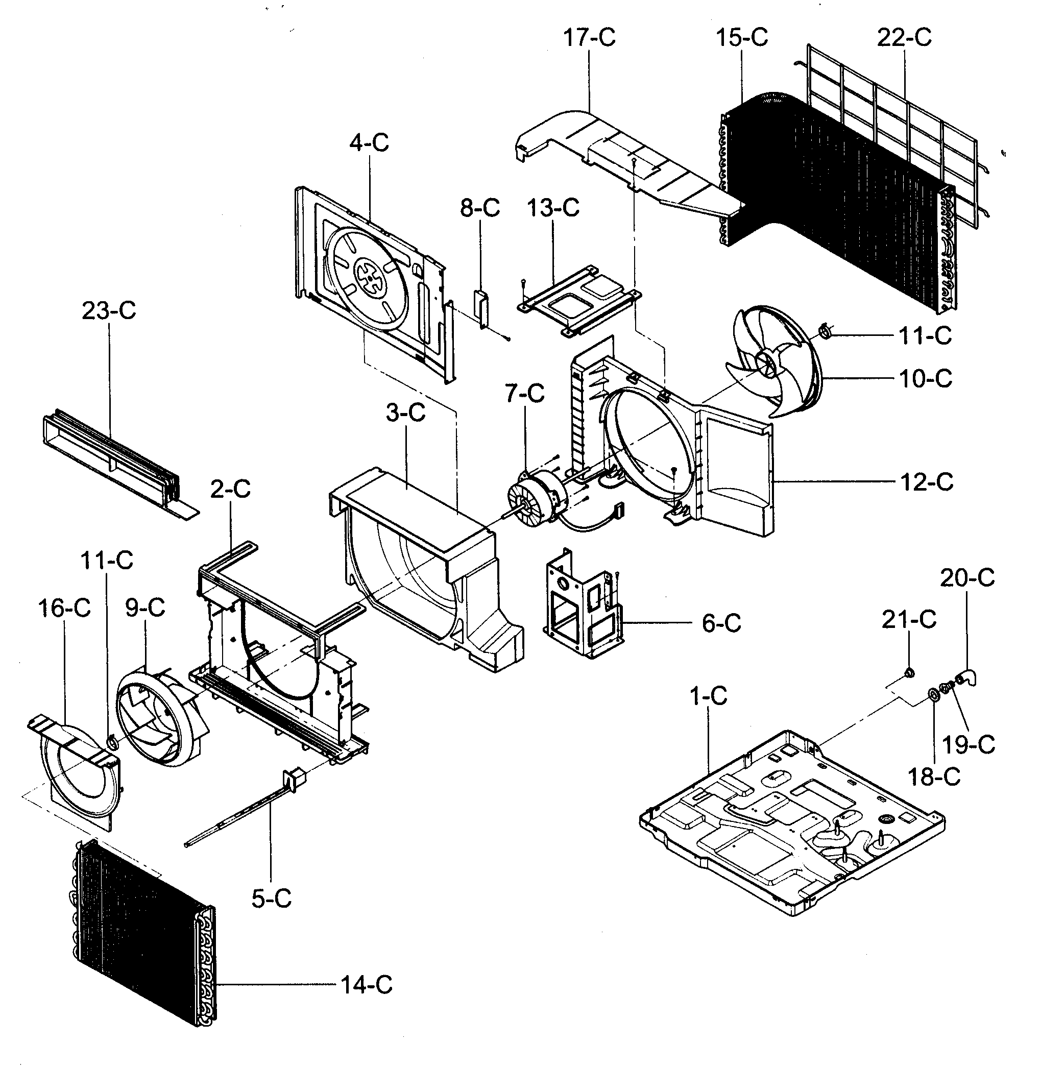 Air handling/cycle parts