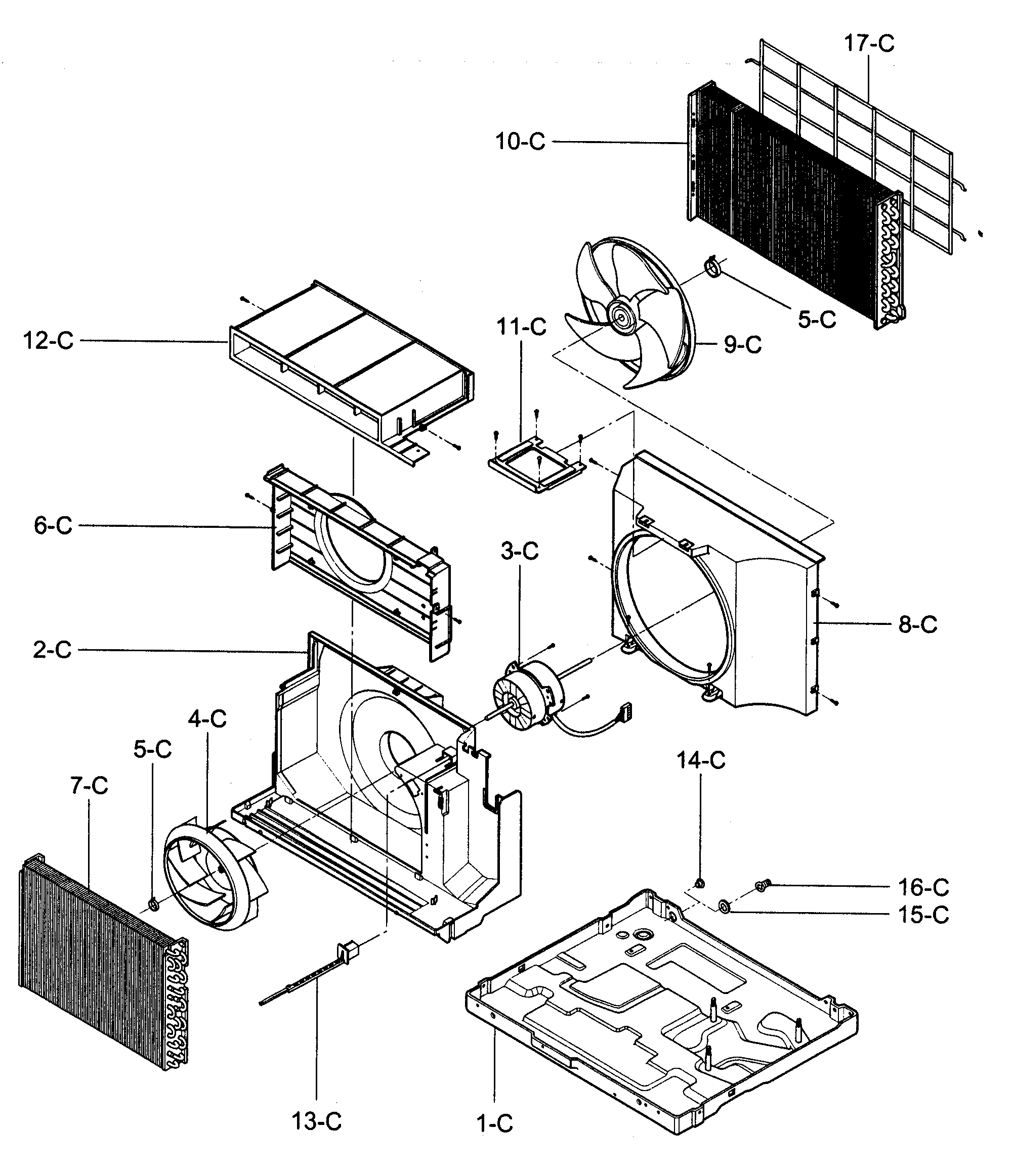 Air handling/cycle parts