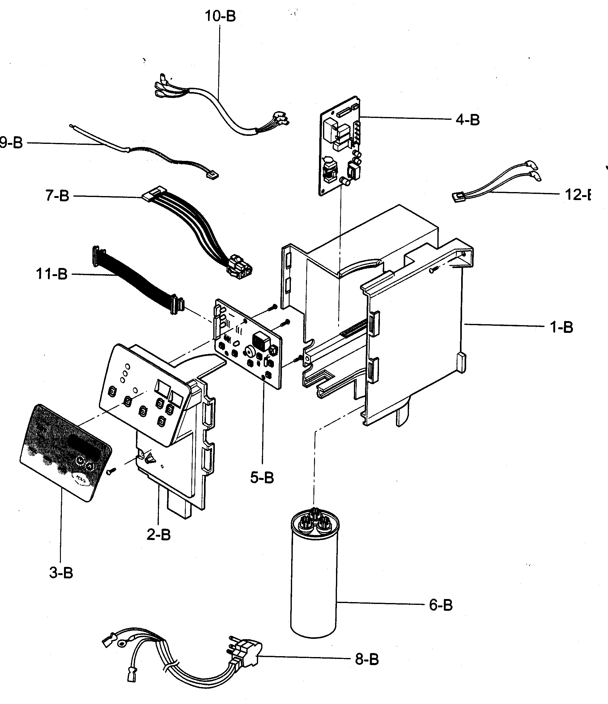 Control box assy
