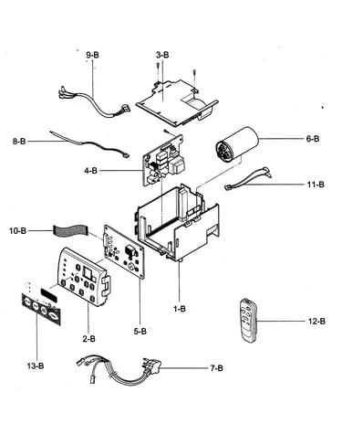 Control box assy