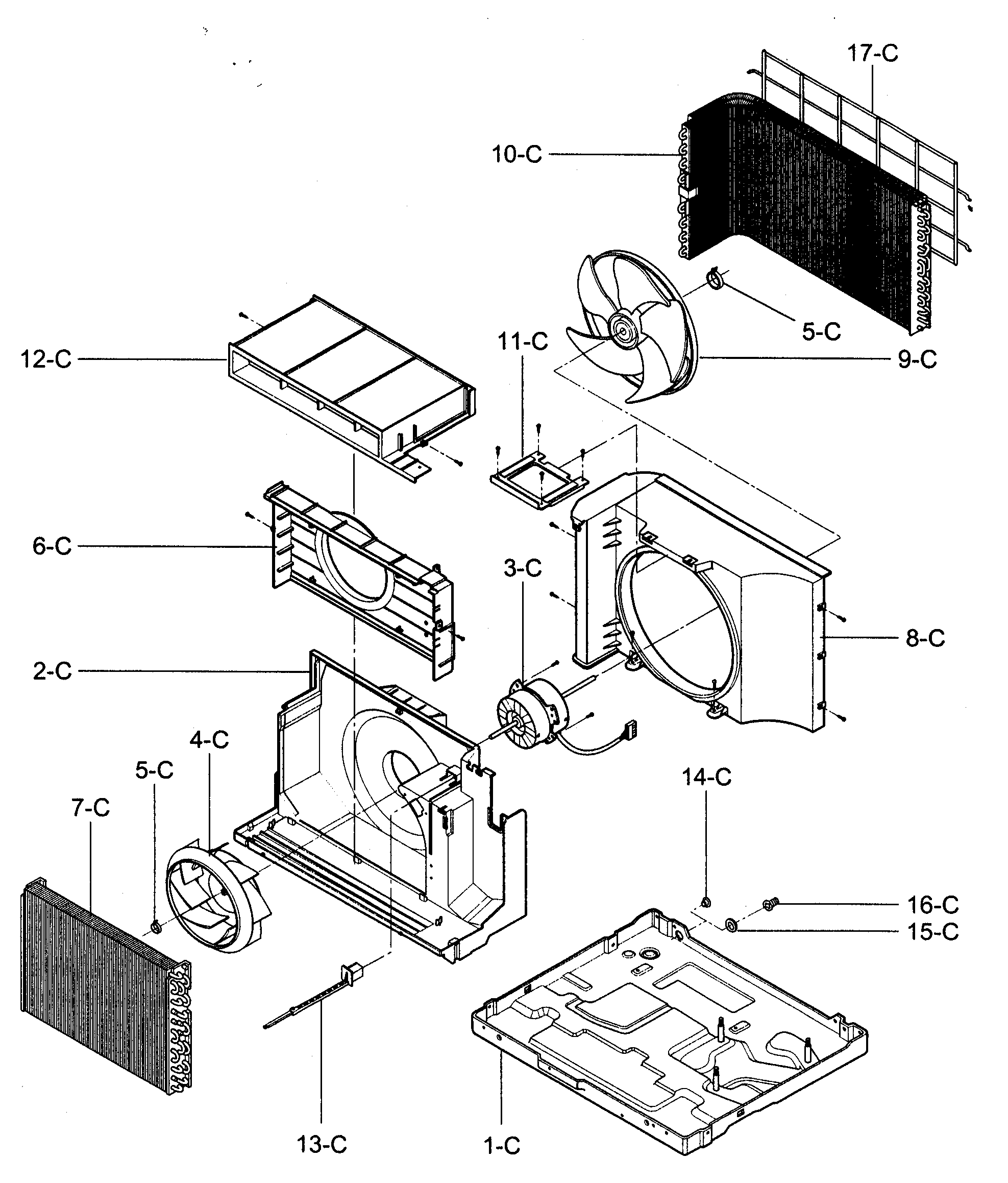 Air handling/cycle parts