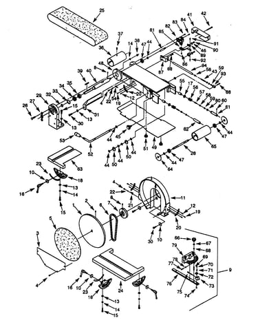 Sander parts