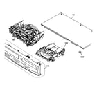 Sylvania SRD4900 cabinet parts diagram