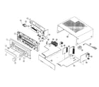 Denon DRA-685 cabinet parts diagram