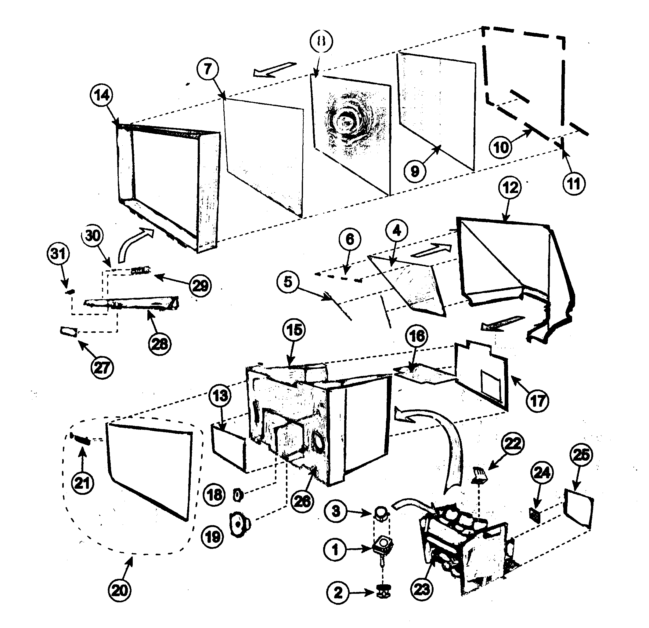 Cabinet parts
