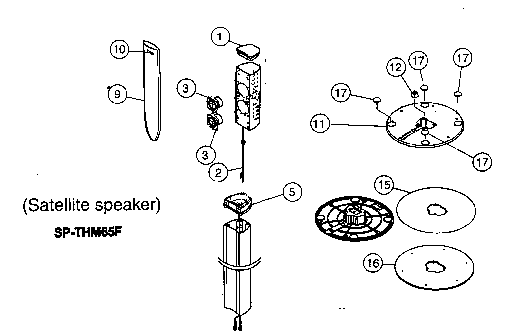 Satelite speaker