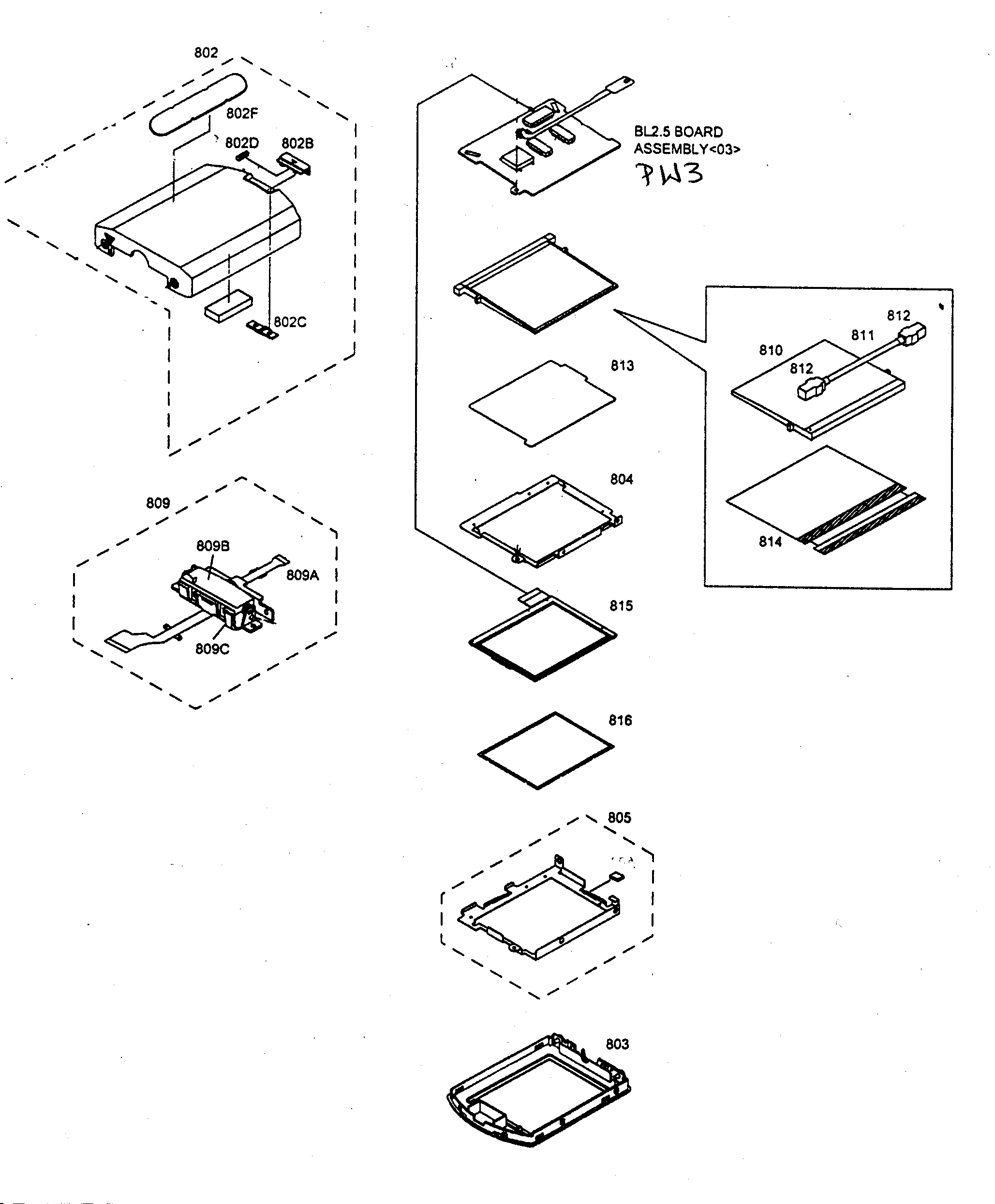 Monitor assy