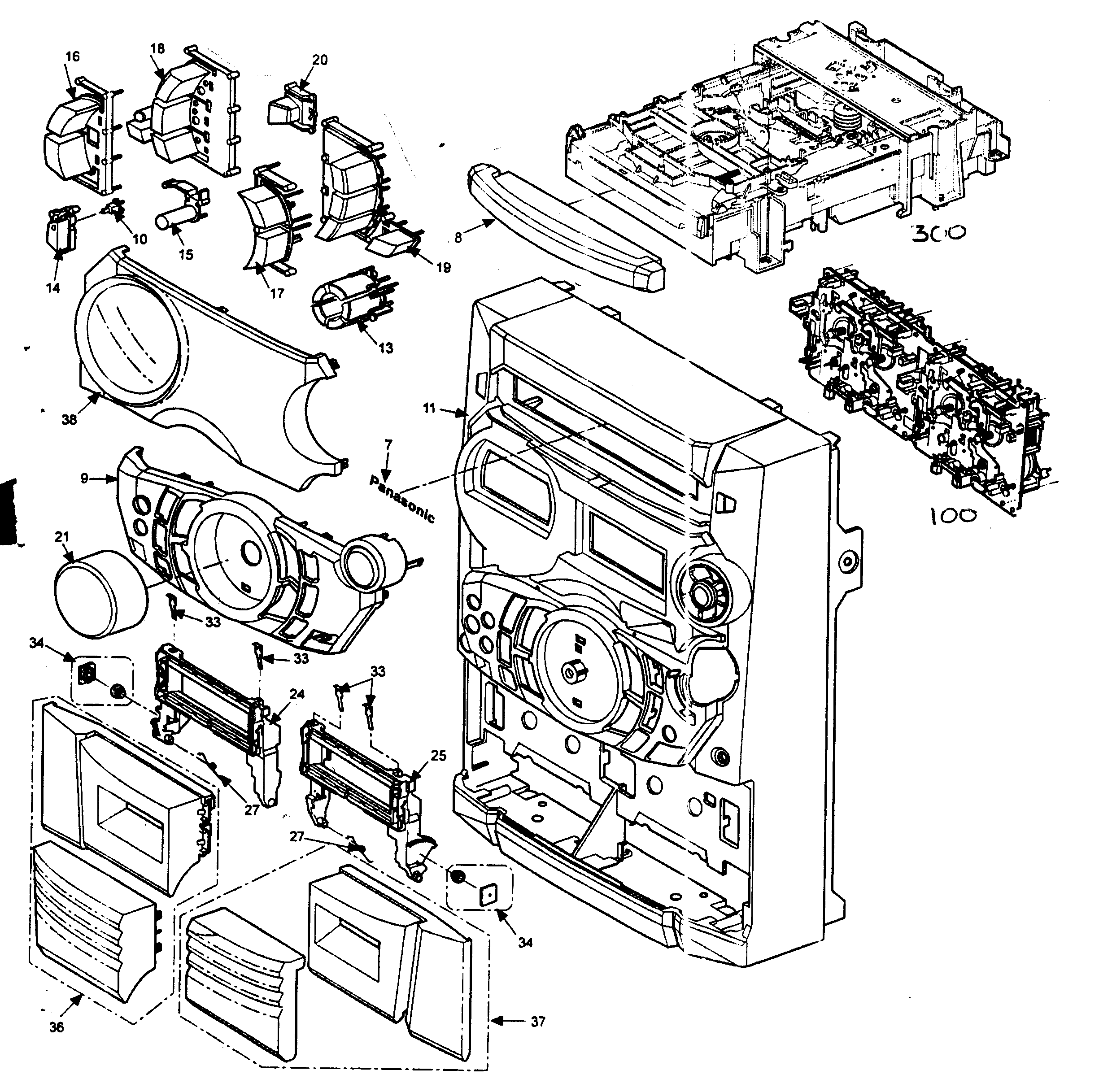 Cabinet parts