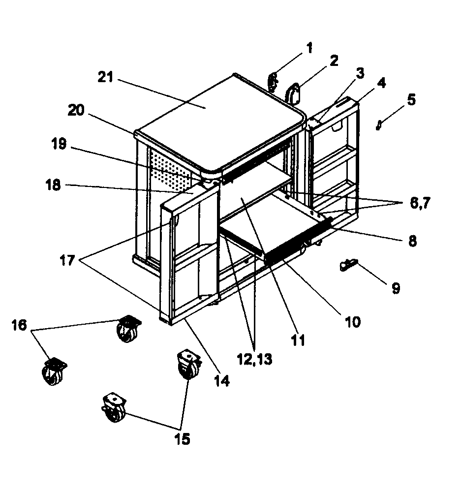 Cabinet parts