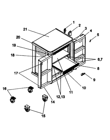 Cabinet parts