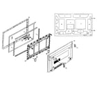 Panasonic TH-37PWD4 cabinet parts diagram