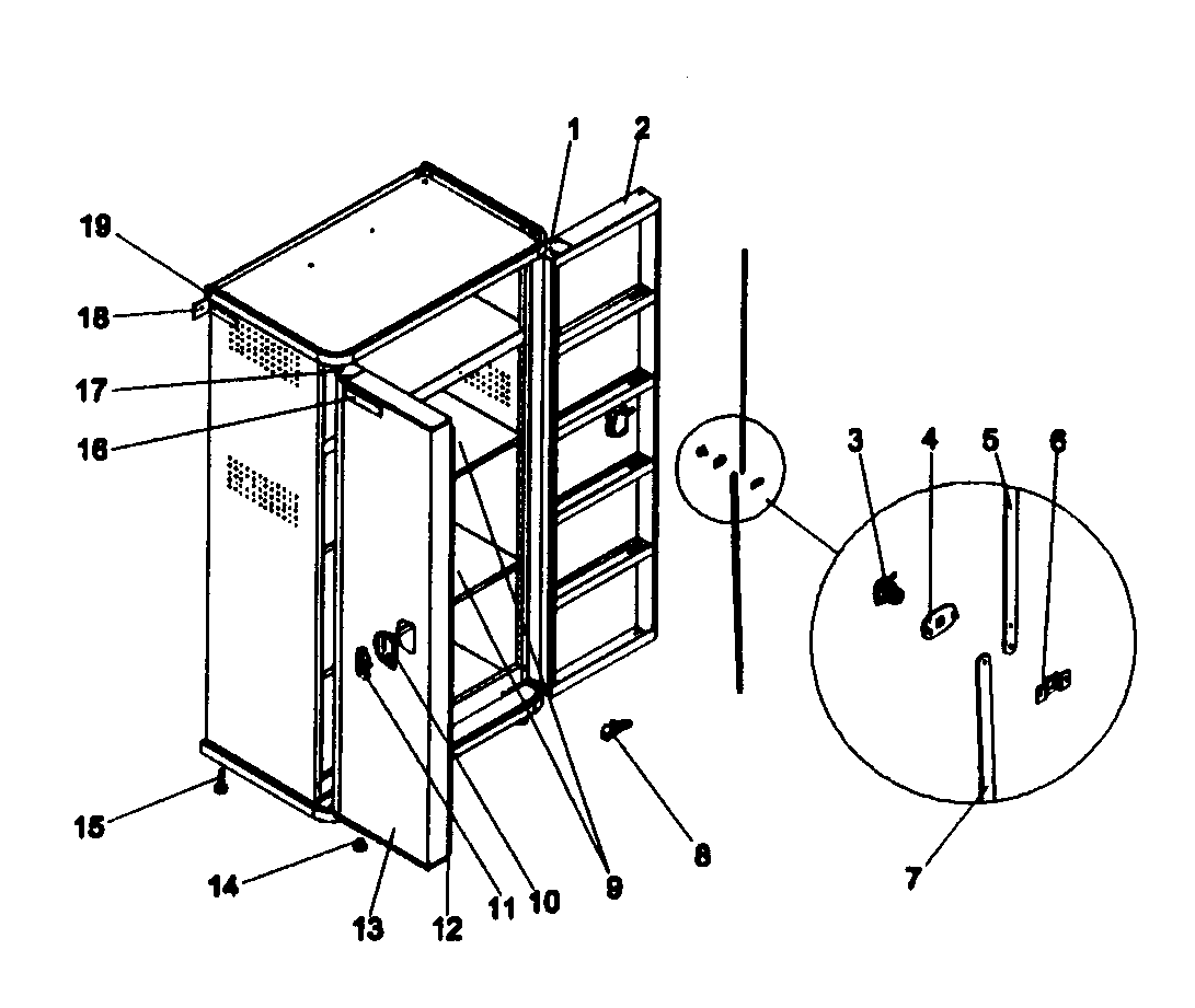 Cabinet parts