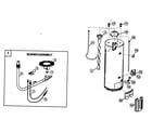 Kenmore 153339610HA water heater diagram