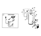 Kenmore 153331712HA water heater diagram