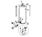 Kenmore 153333844 water heater diagram