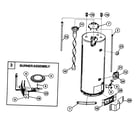 Kenmore 153333316HA water heater diagram