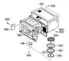 Kenmore Elite 72164282300 oven cavity parts diagram