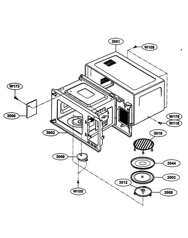 Oven cavity parts