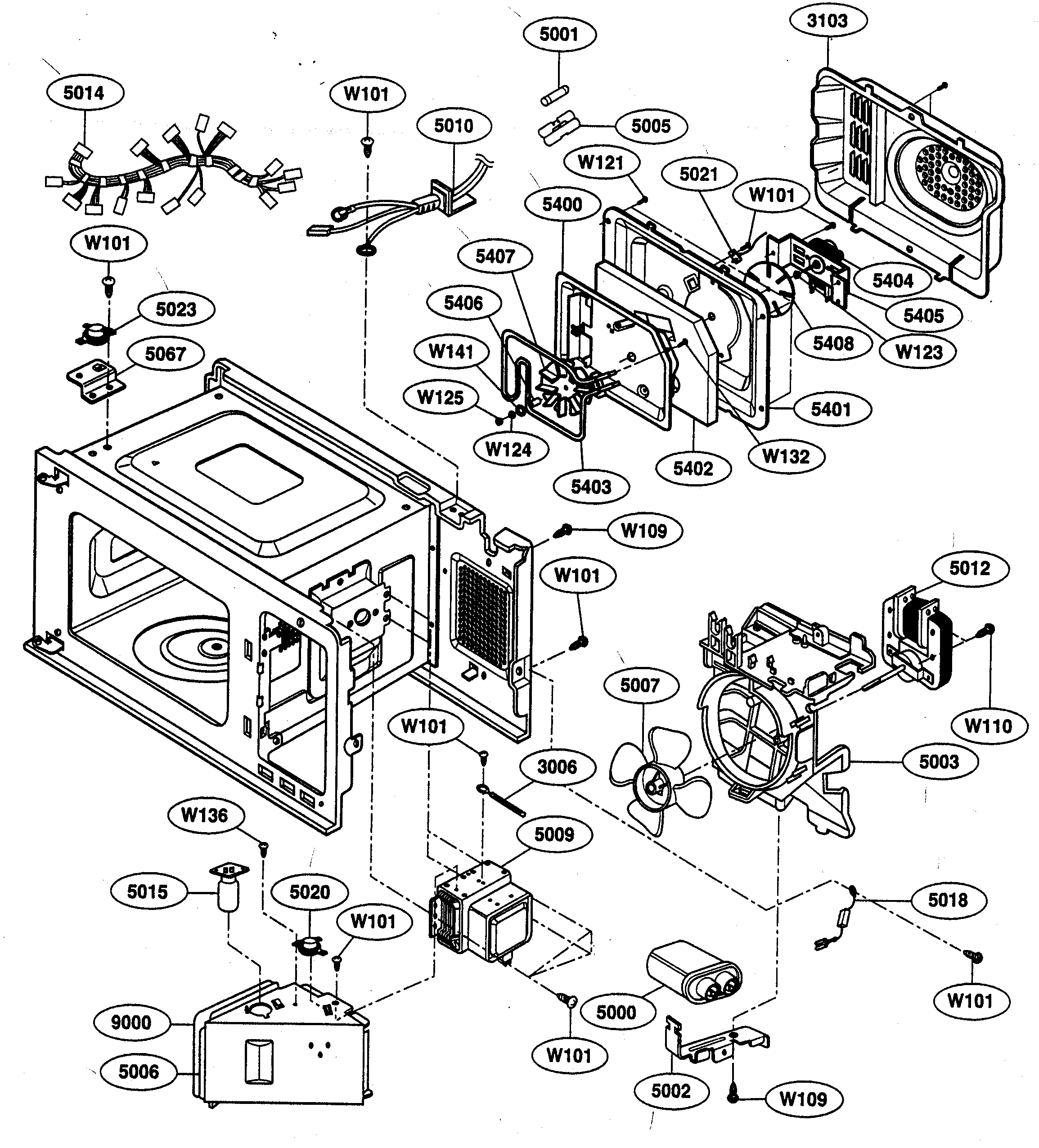 OVEN INTERIOR PARTS