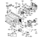Kenmore Elite 72164282300 oven interior parts diagram