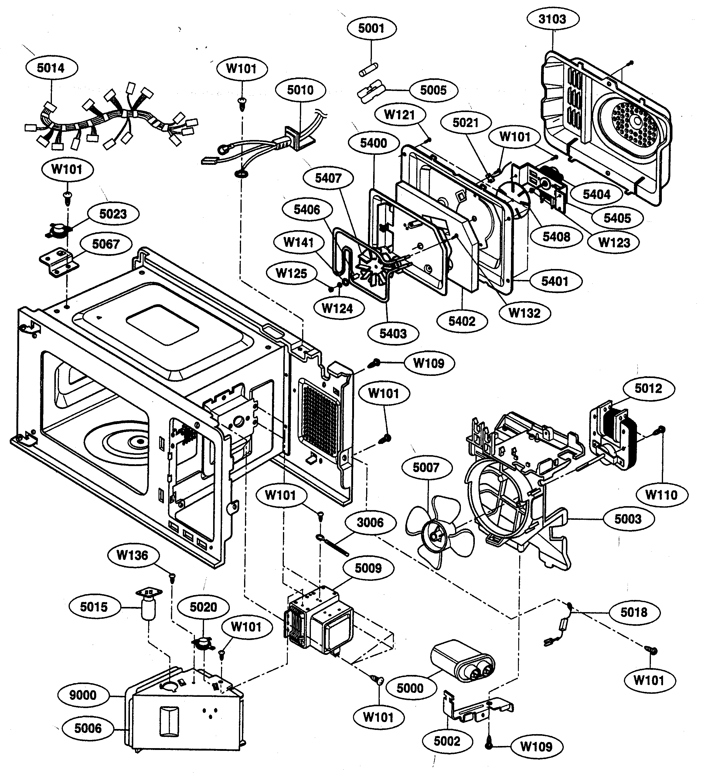 OVEN INTERIOR PARTS