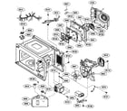 Kenmore Elite 72164283300 oven interior parts diagram