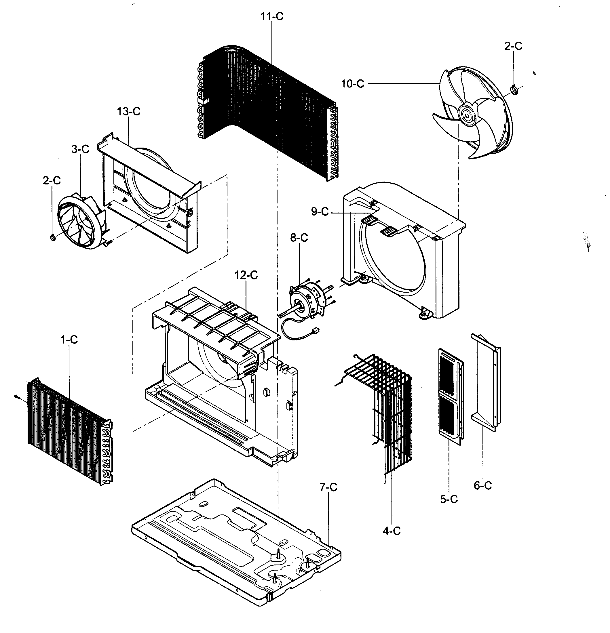 Air handling/cycle parts