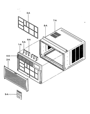 Cabinet/front grille parts
