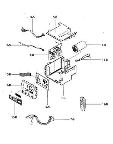 Control box assy