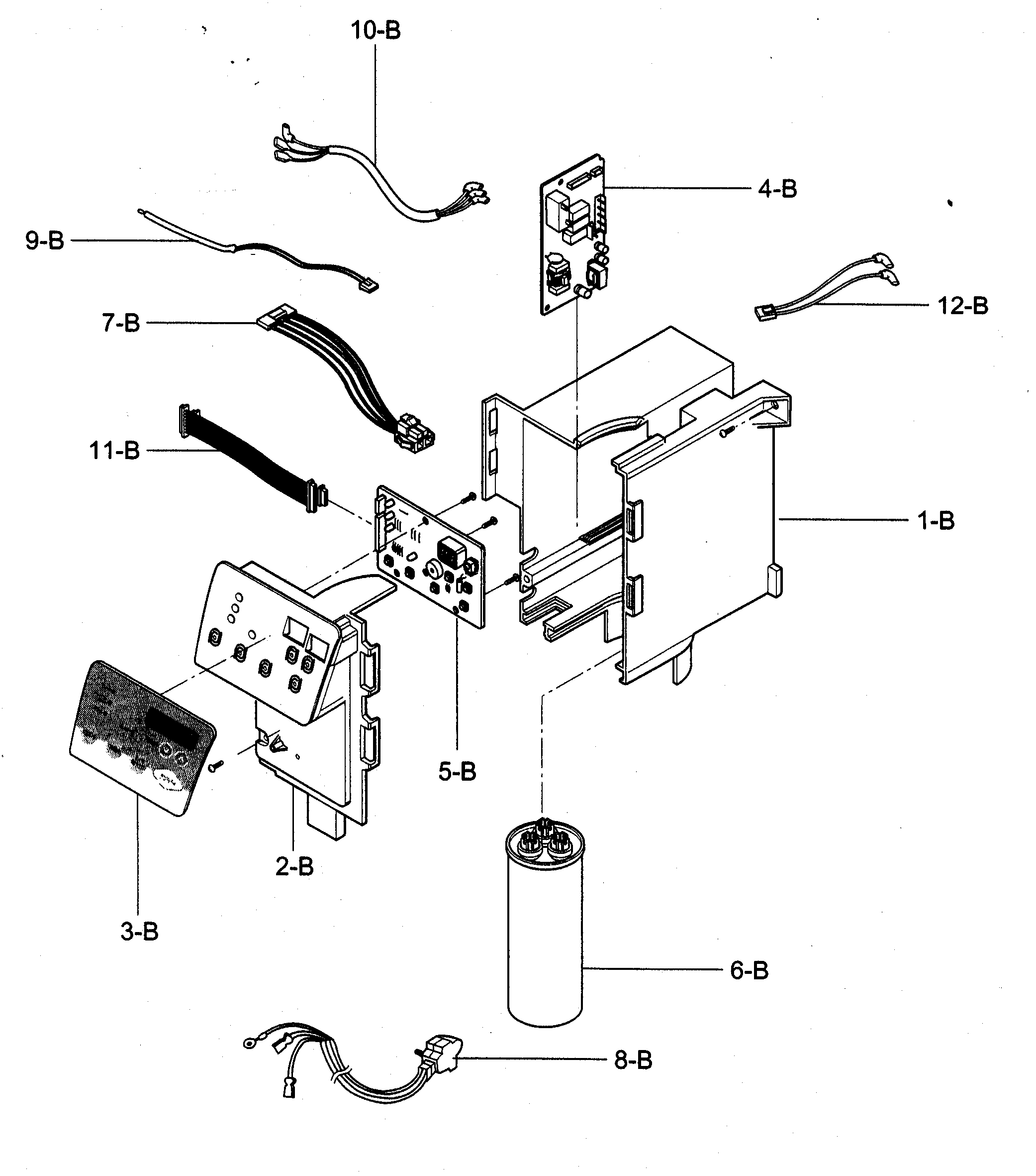 Control box assy