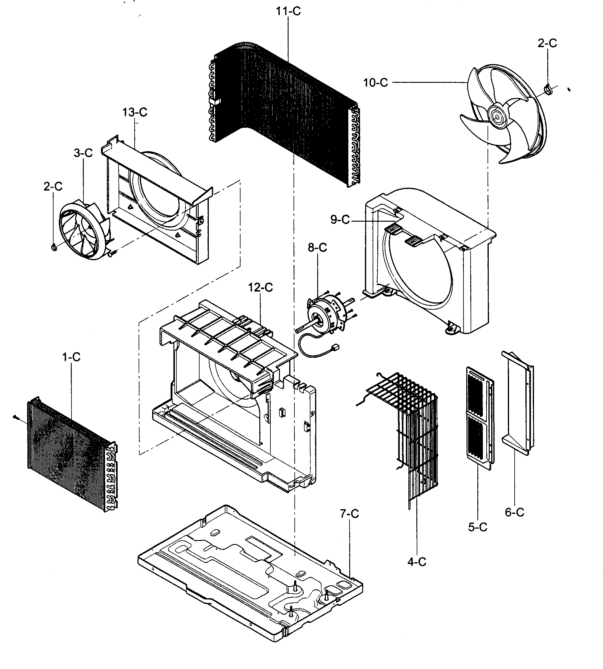 Air handling/cycle parts