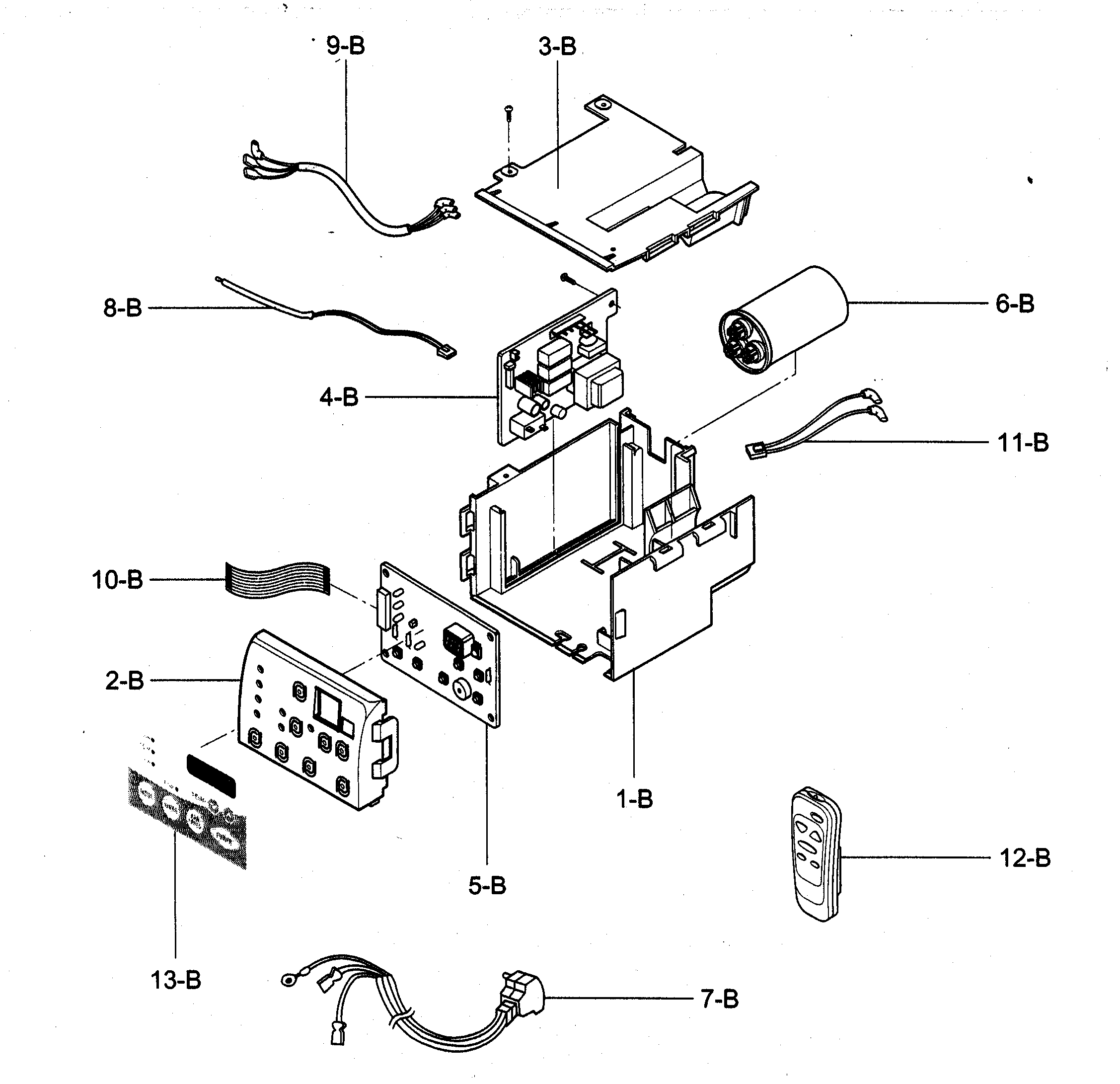 Control box assy