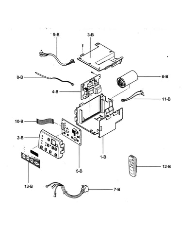 Control box assy